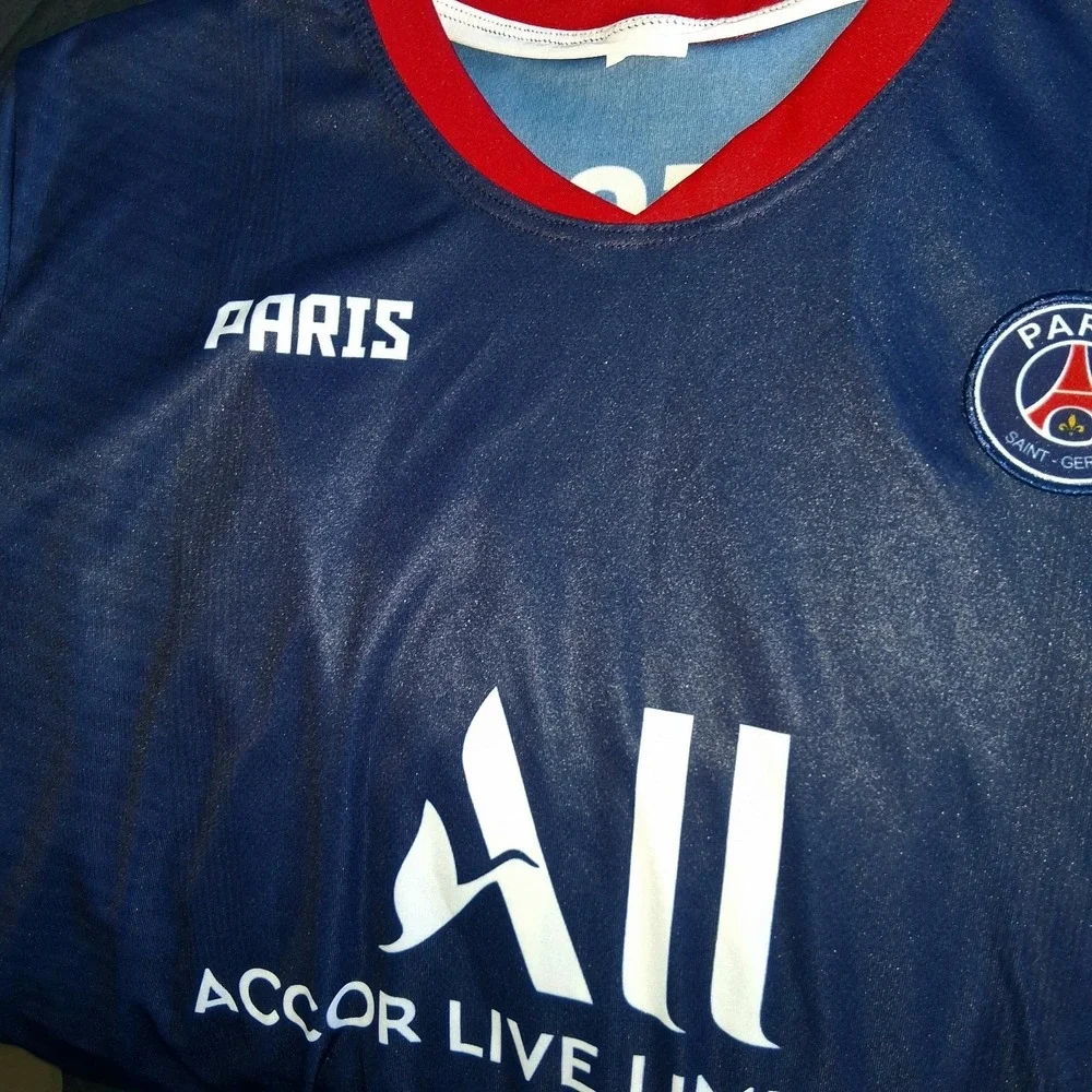 PSG  Paris Saint-Germain Lionel Messi #30 Soccer Jersey Navy Youth Large